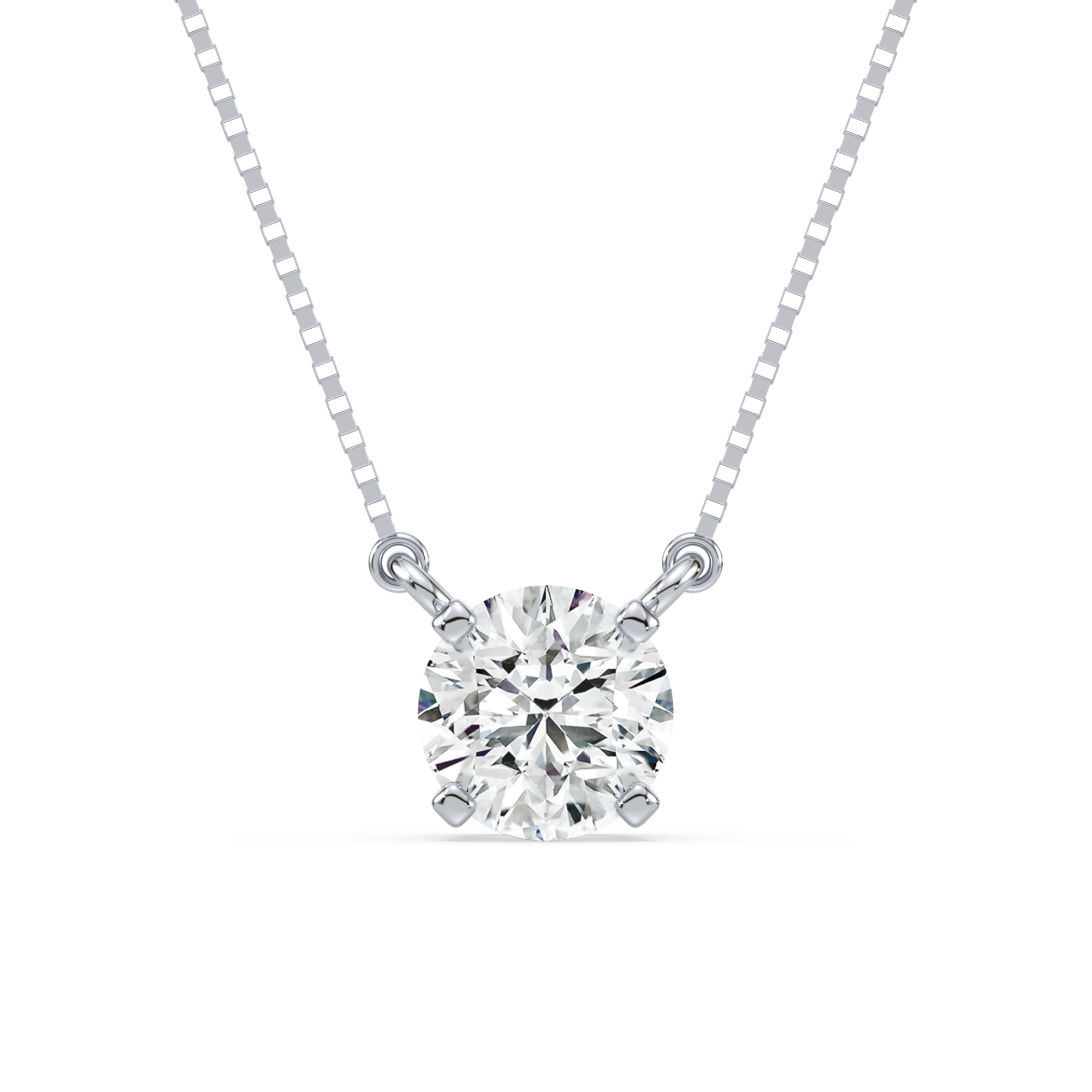 Solitaire Floating Lab-Grown Diamond Pendant