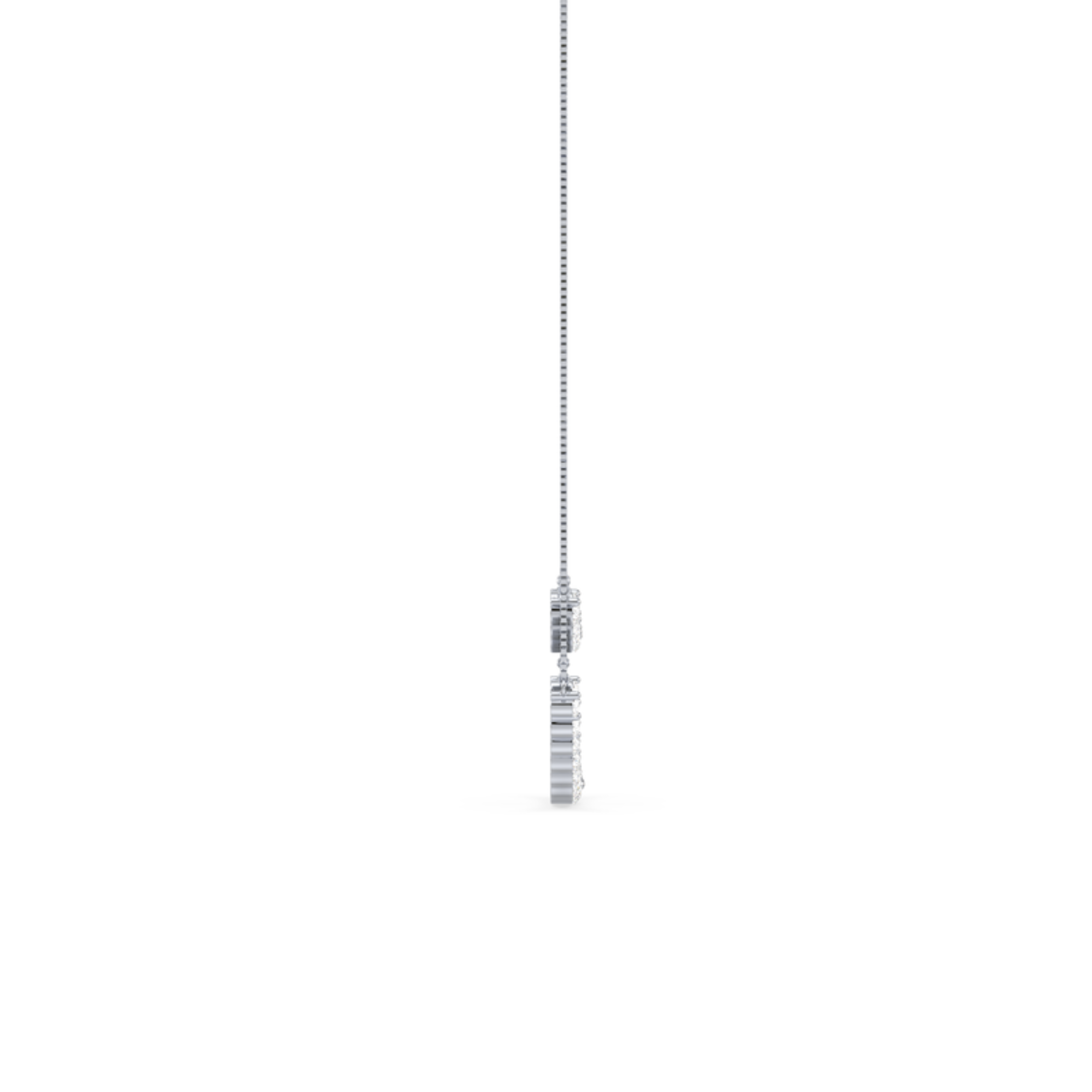 1 Carat Lab-Grown Double Diamond Necklace