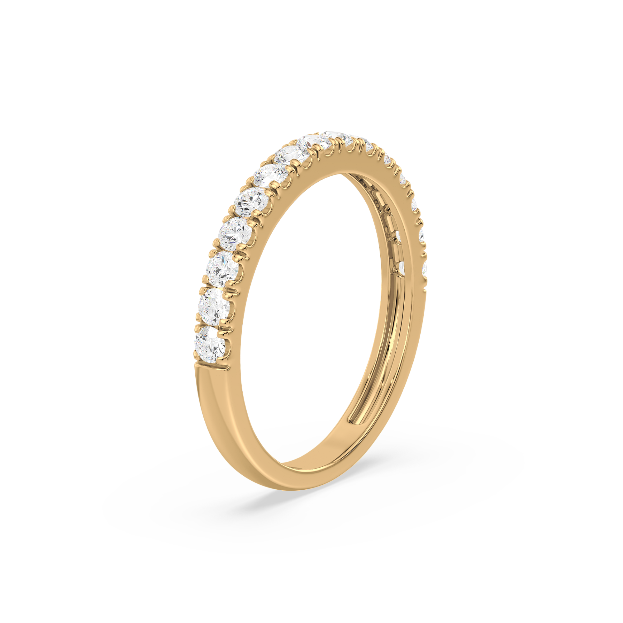 3/4 Carat Channel Set Half Eternity Lab-Grown Diamond Band