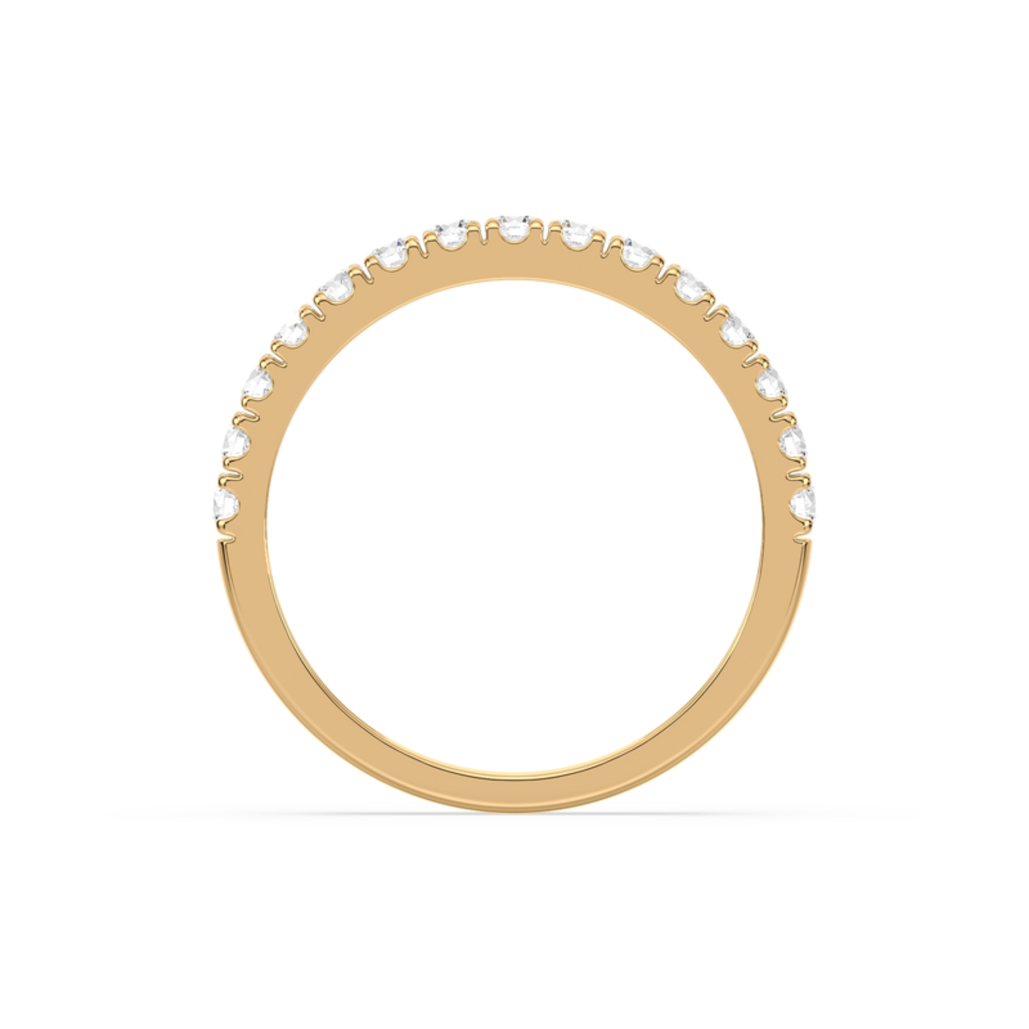 3/4 Carat Channel Set Half Eternity Lab-Grown Diamond Band