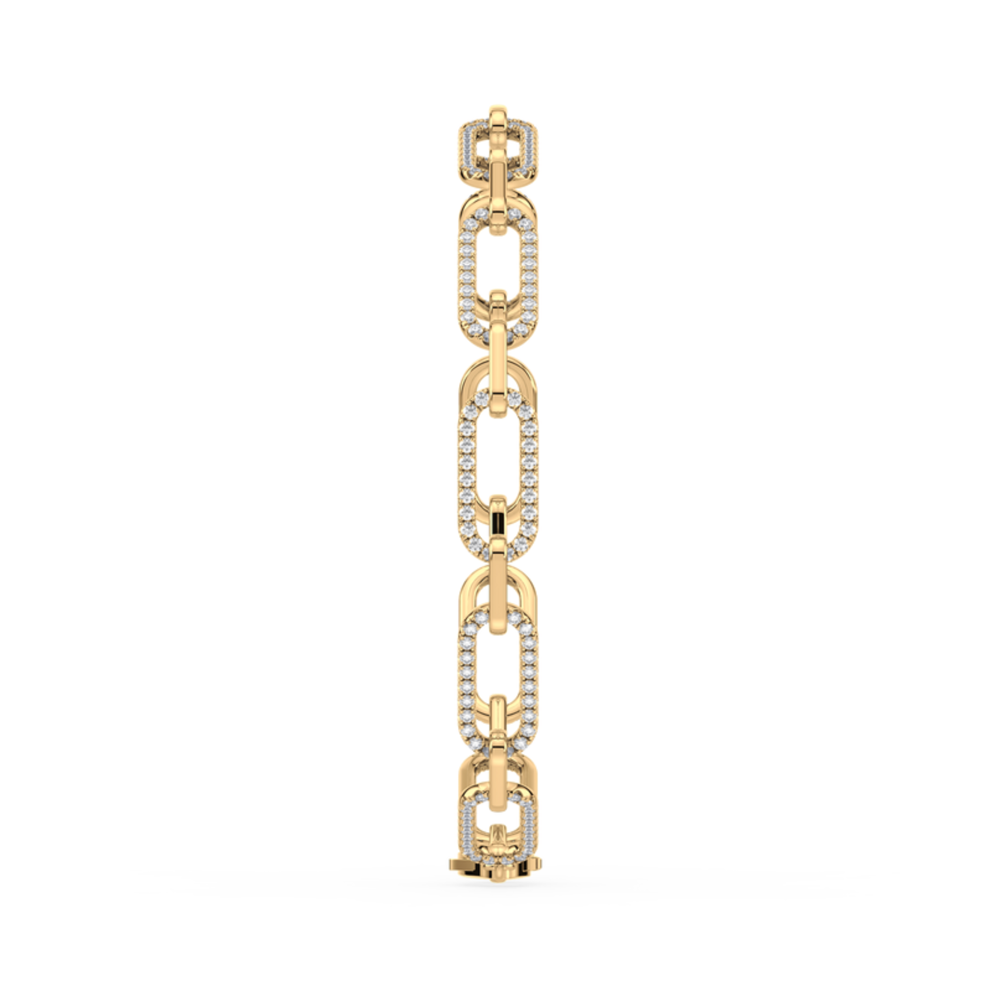 2 Carat Lab-Grown Diamond Paperclip Bracelet
