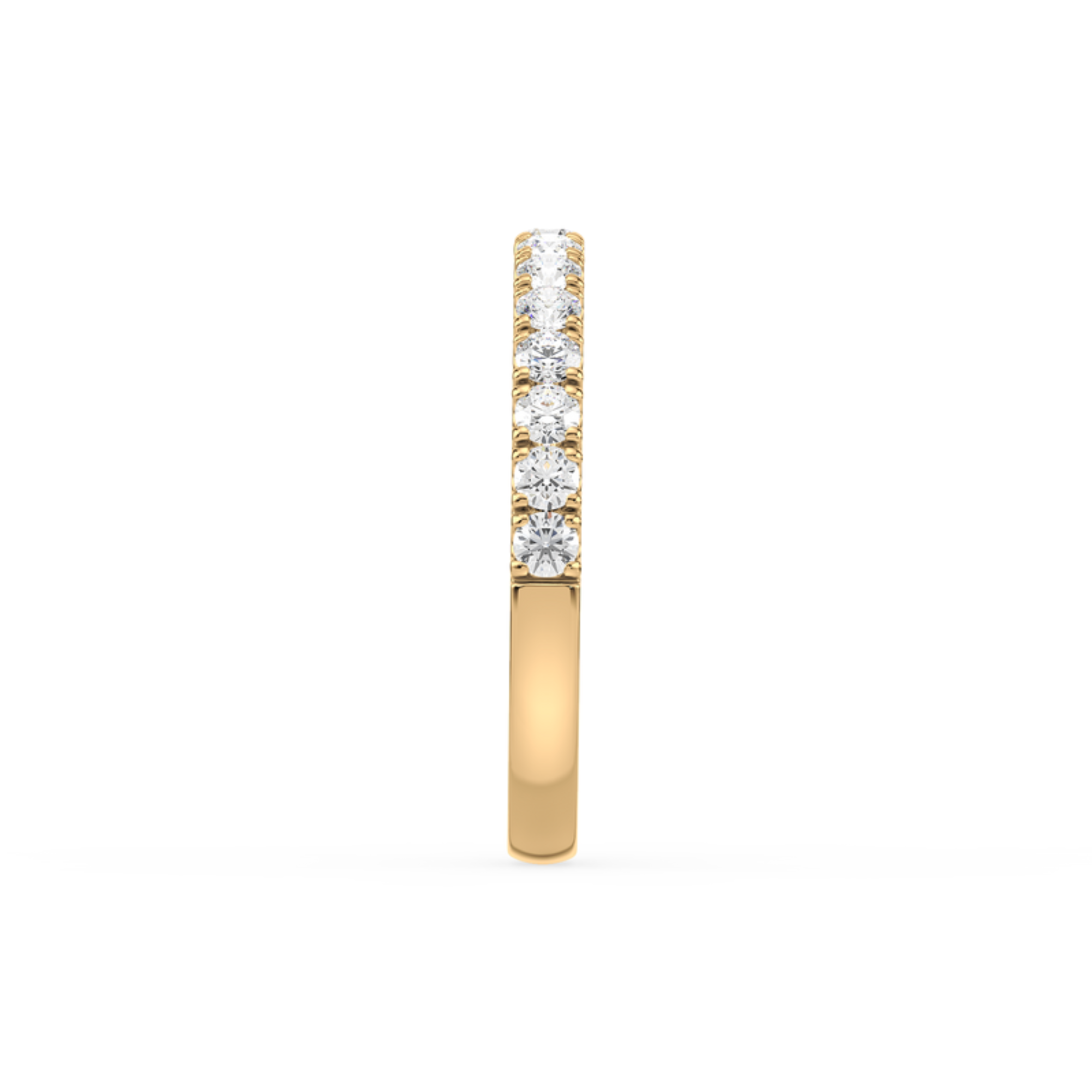 3/4 Carat Channel Set Half Eternity Lab-Grown Diamond Band