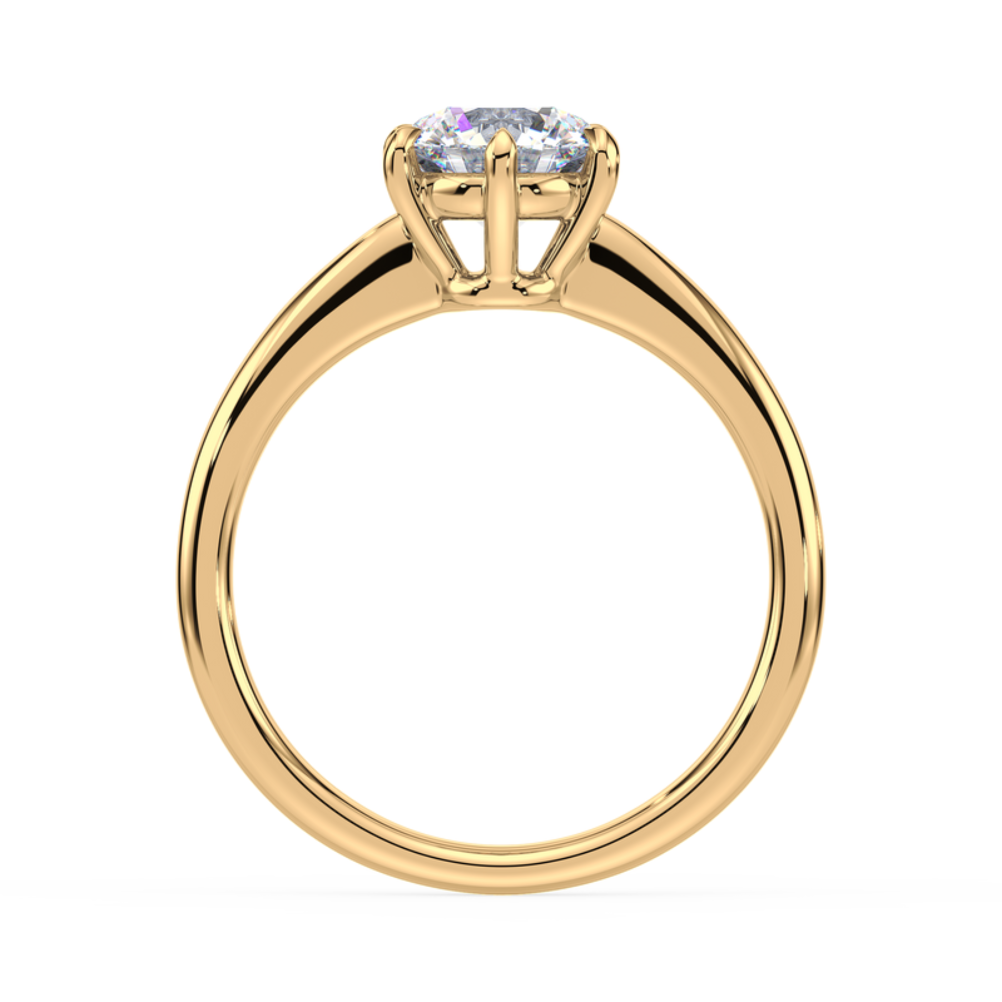 1 Carat Solitaire Lab-Grown Diamond Engagement Ring