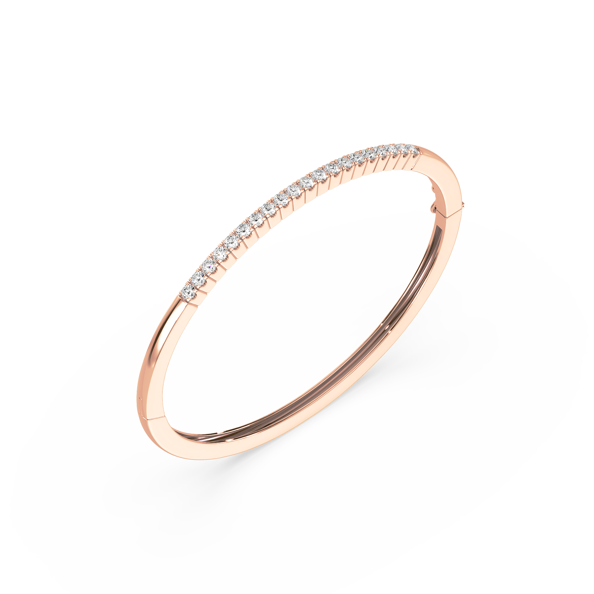 1/2 Carat Lab-Grown Diamond Bangle