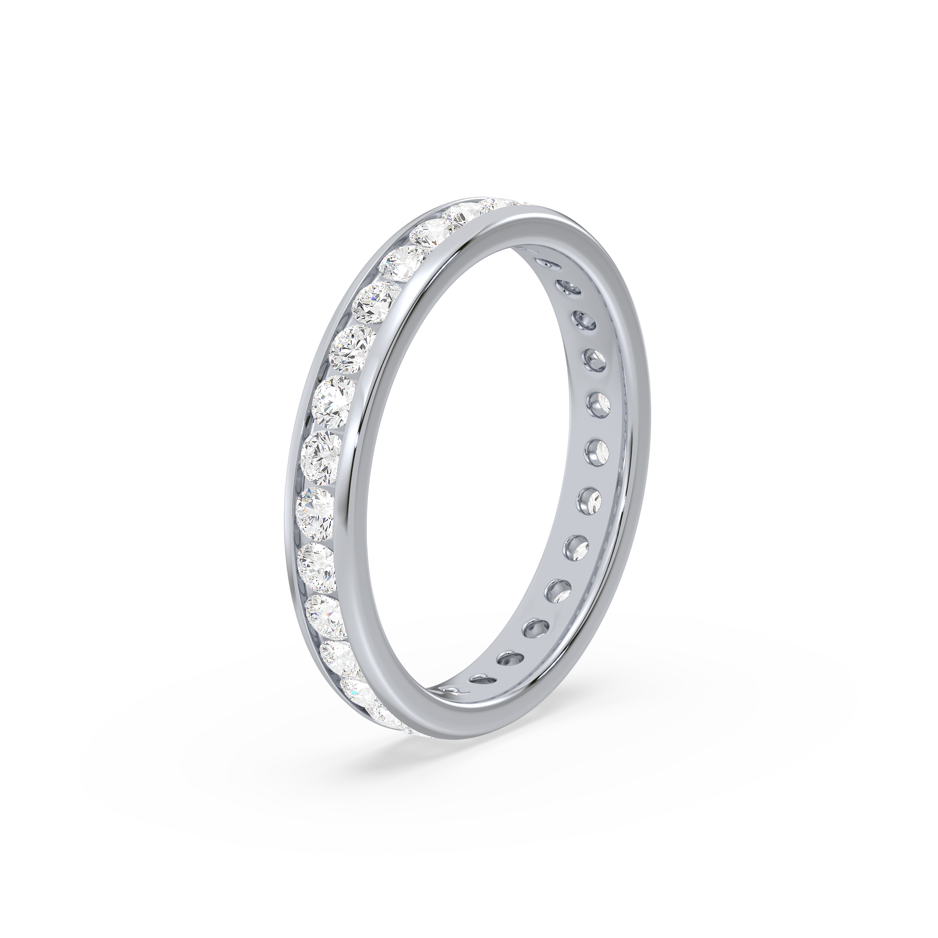 1 1/3 Carat Channel Set Eternity Lab-Grown Diamond Band