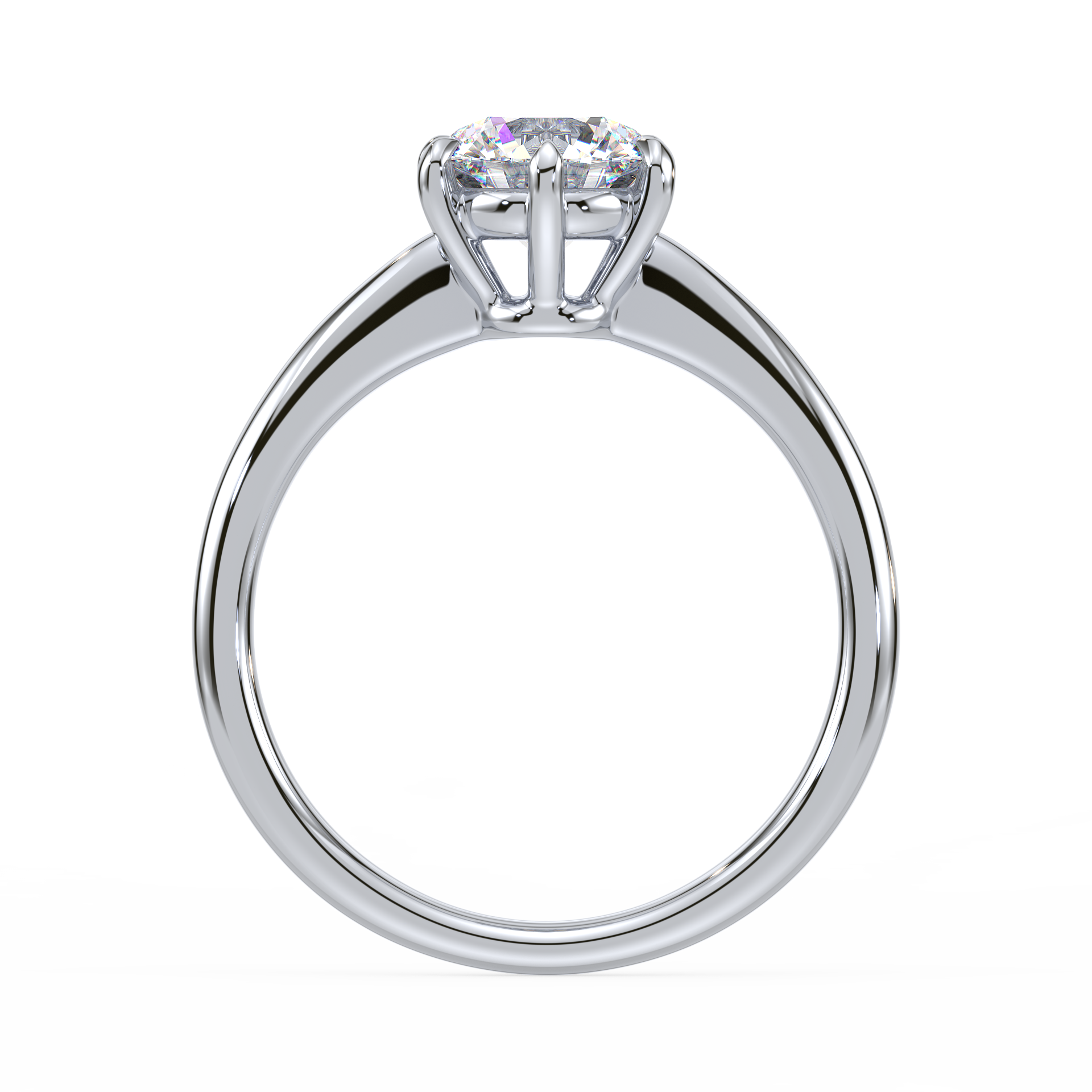 1 Carat Solitaire Lab-Grown Diamond Engagement Ring