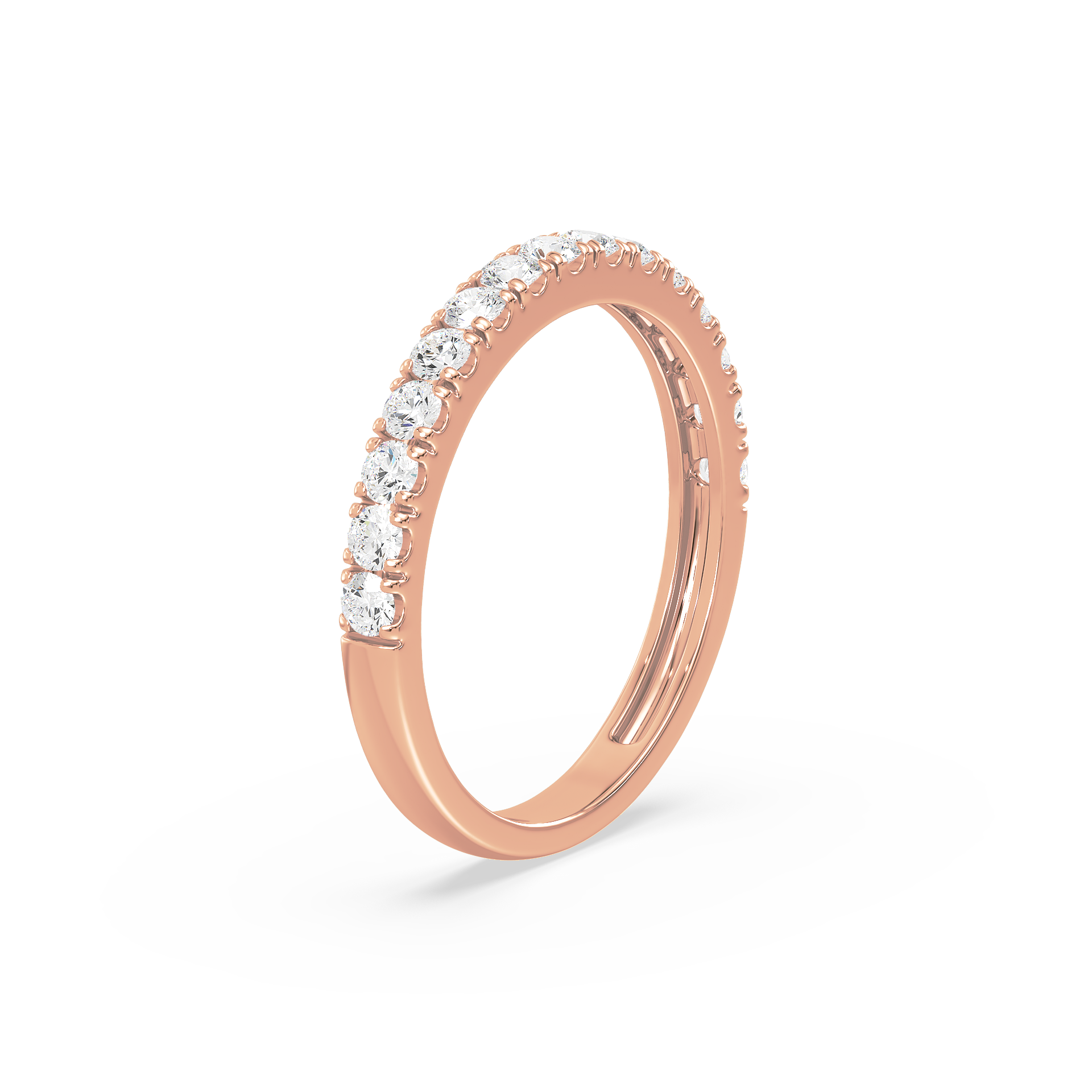 3/4 Carat Channel Set Half Eternity Lab-Grown Diamond Band