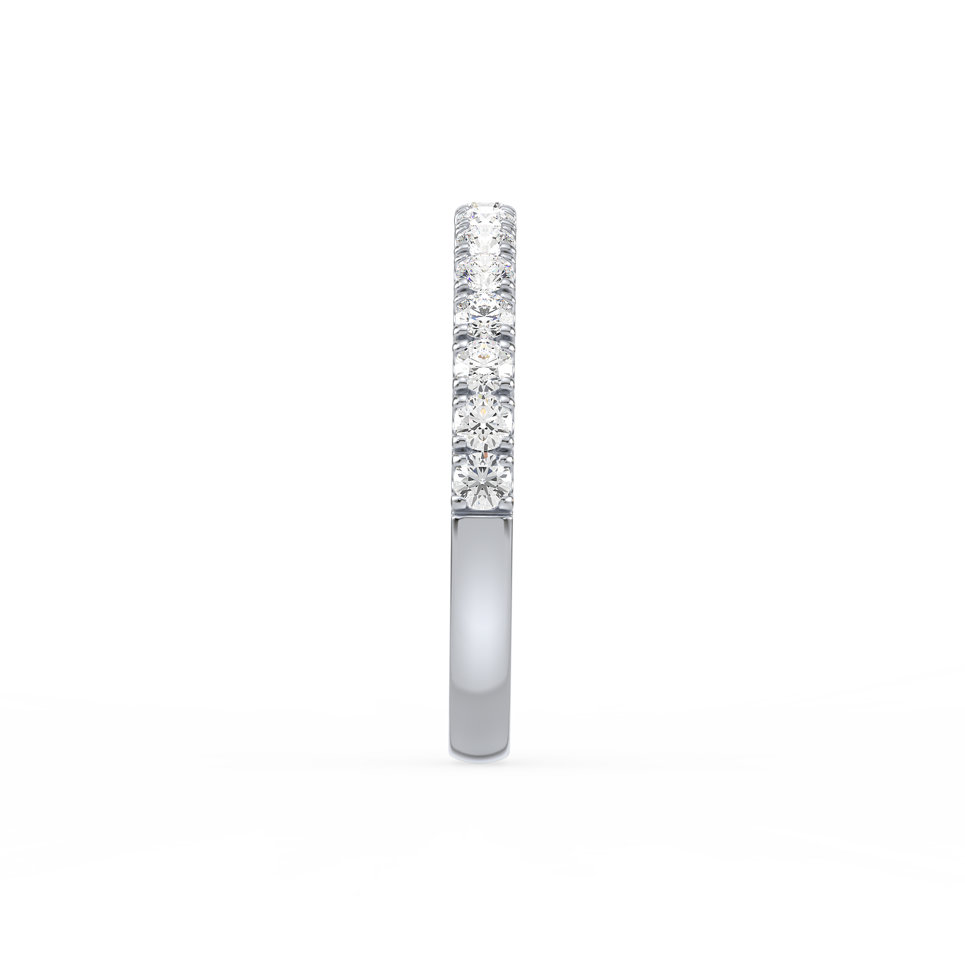 3/4 Carat Channel Set Half Eternity Lab-Grown Diamond Band