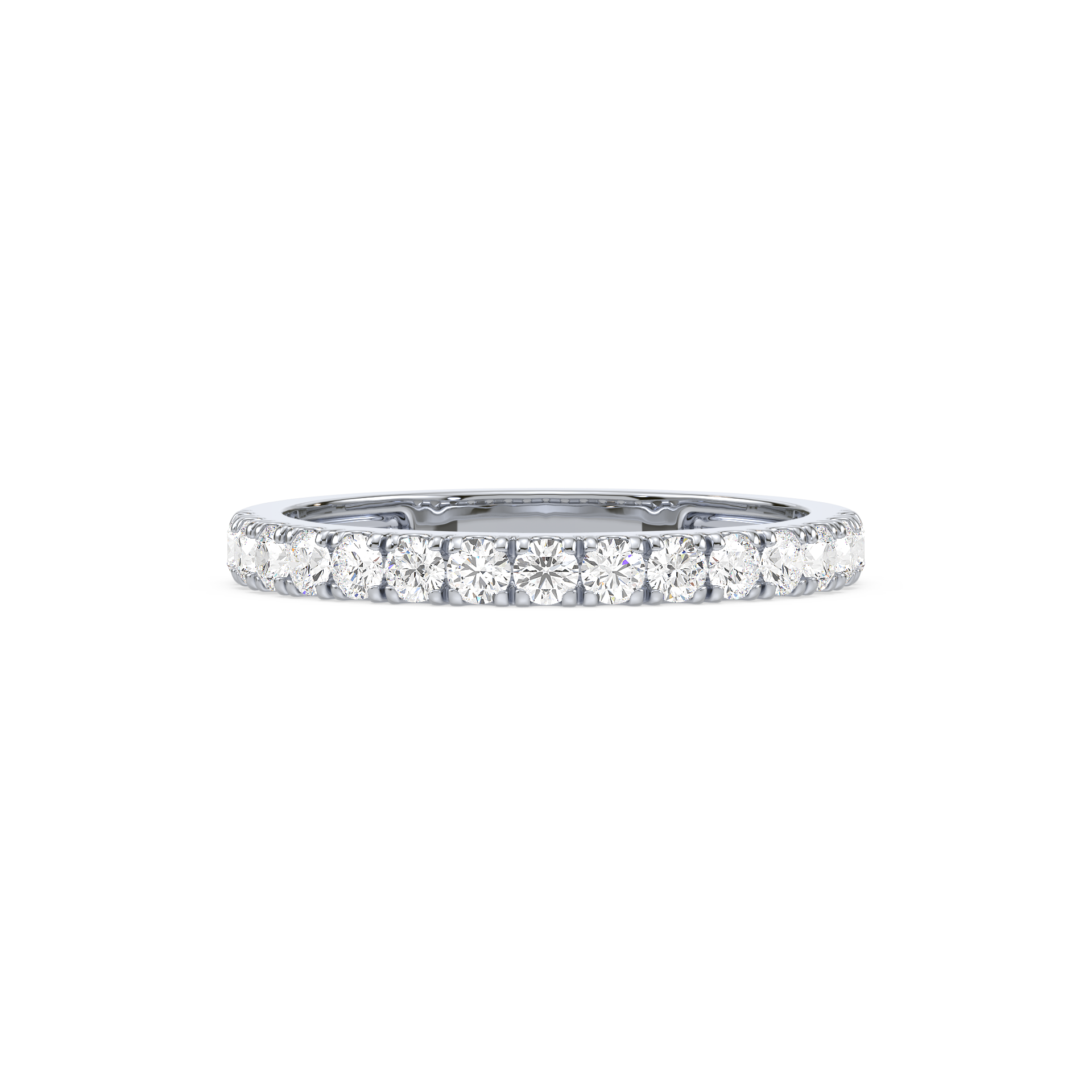 3/4 Carat Channel Set Half Eternity Lab-Grown Diamond Band