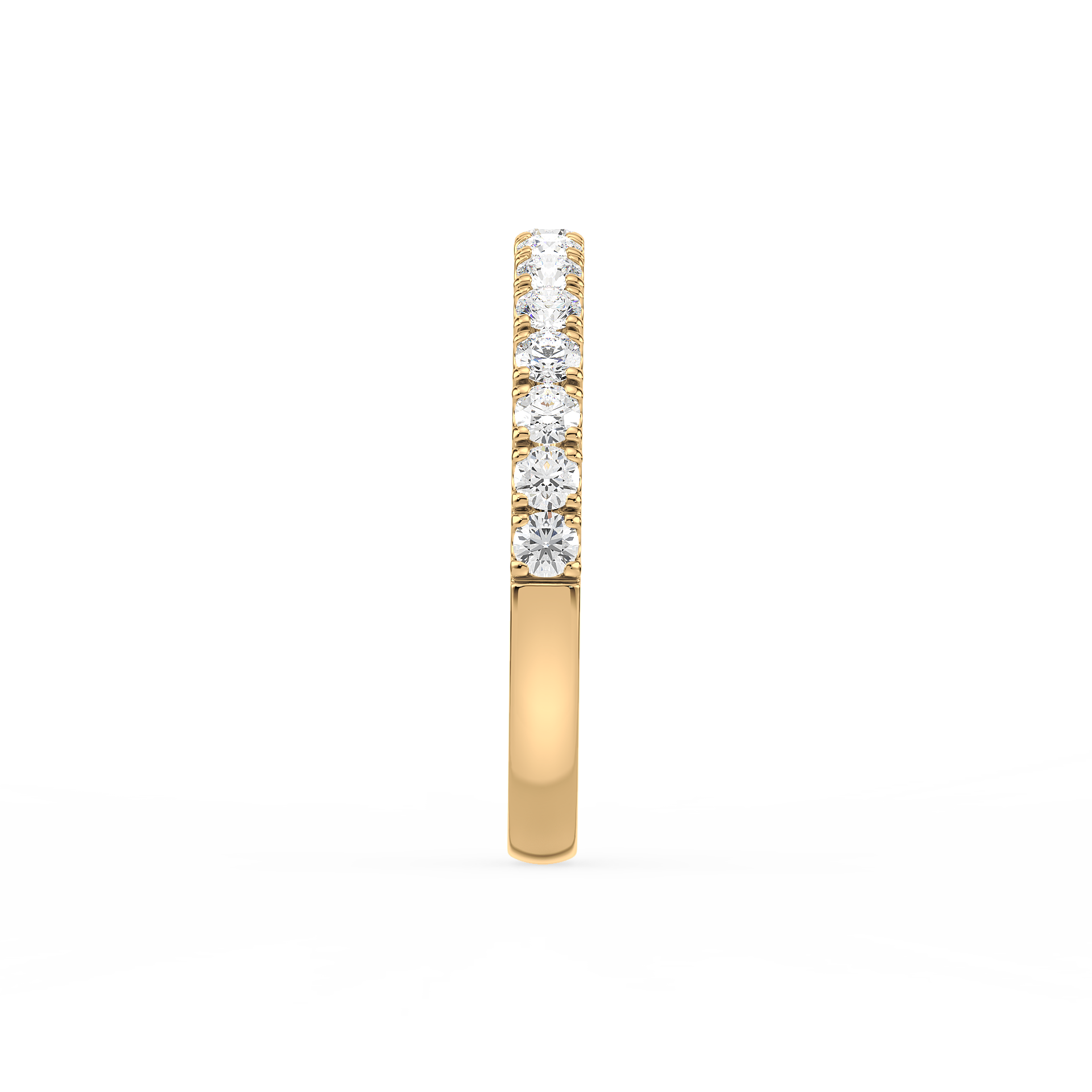 3/4 Carat Channel Set Half Eternity Lab-Grown Diamond Band