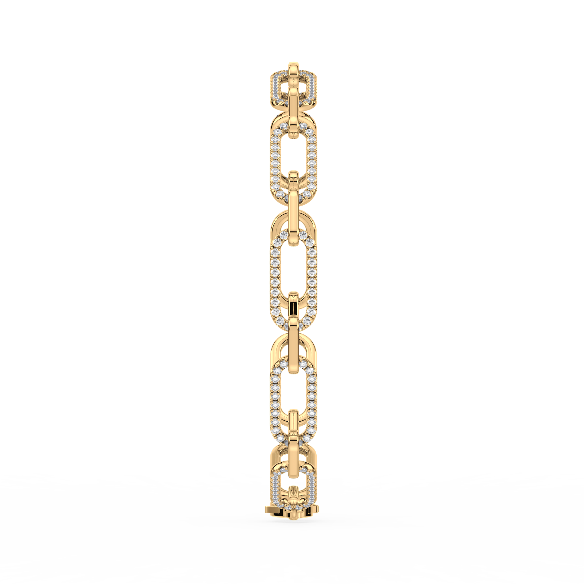 2 Carat Lab-Grown Diamond Paperclip Bracelet