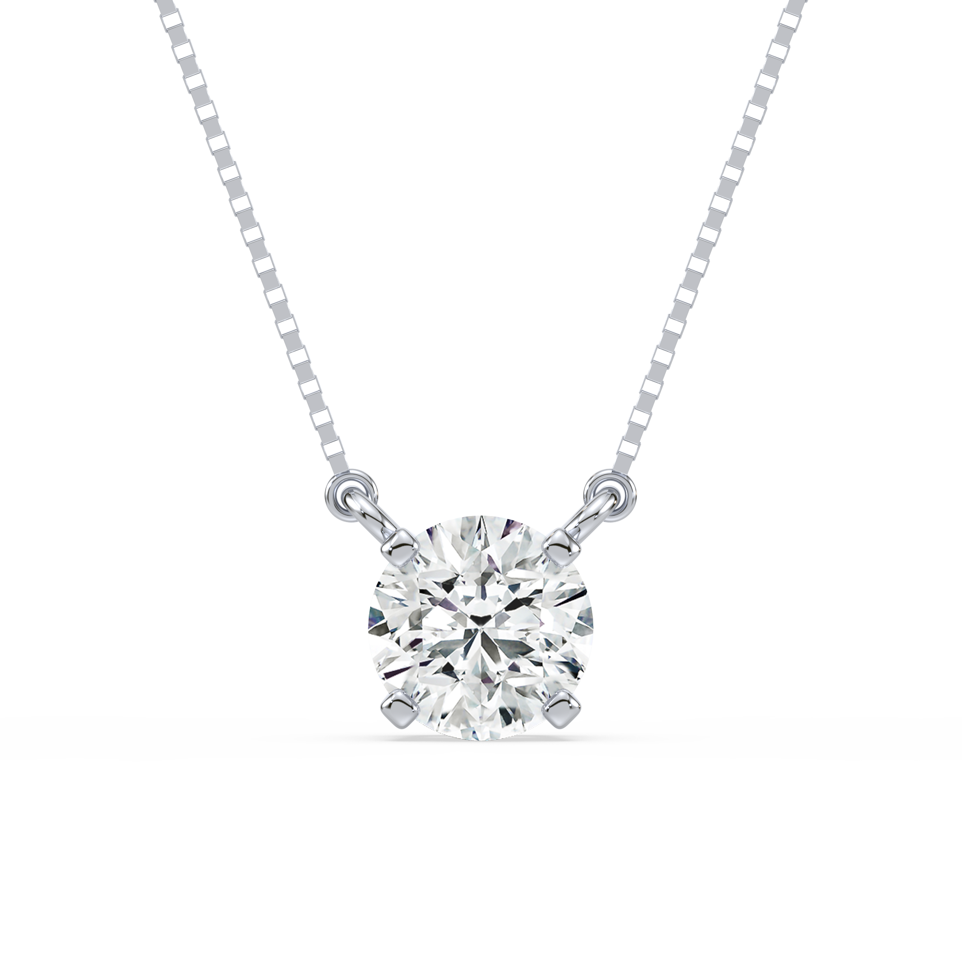 Solitaire Floating Lab-Grown Diamond Pendant