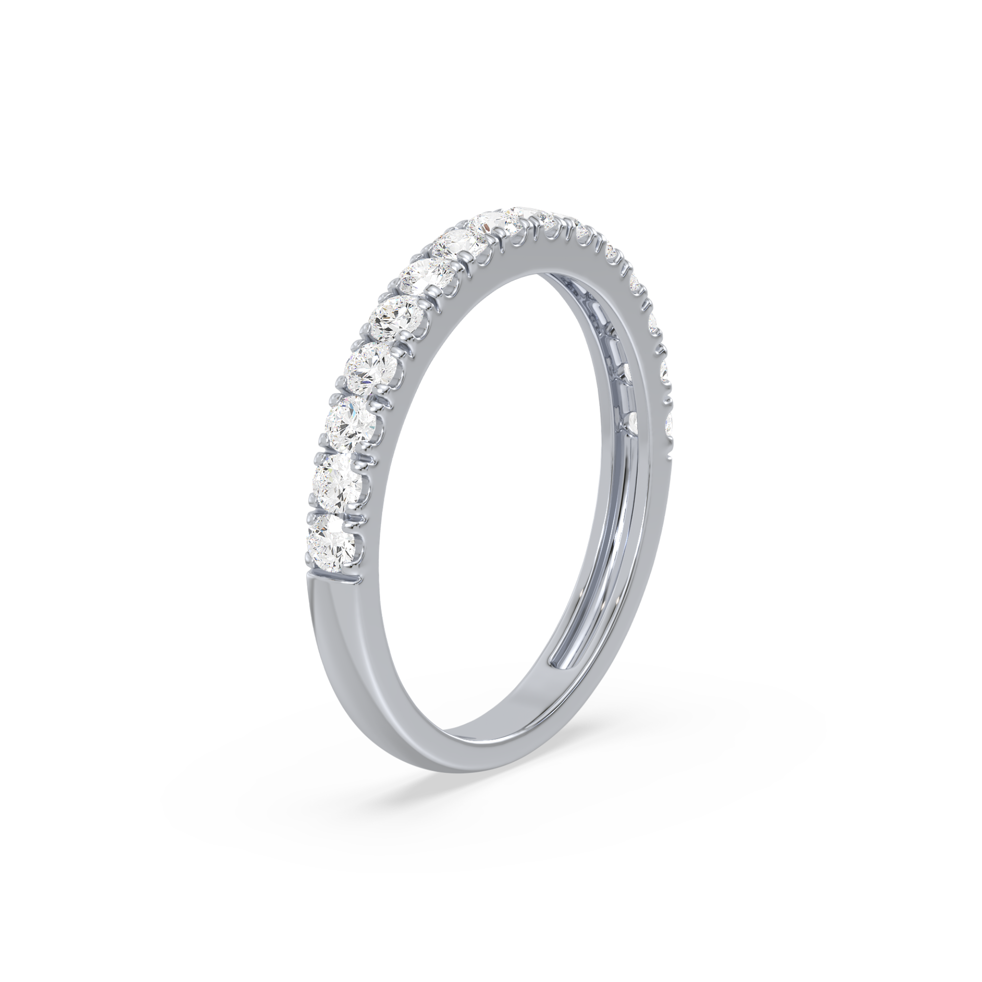 3/4 Carat Channel Set Half Eternity Lab-Grown Diamond Band