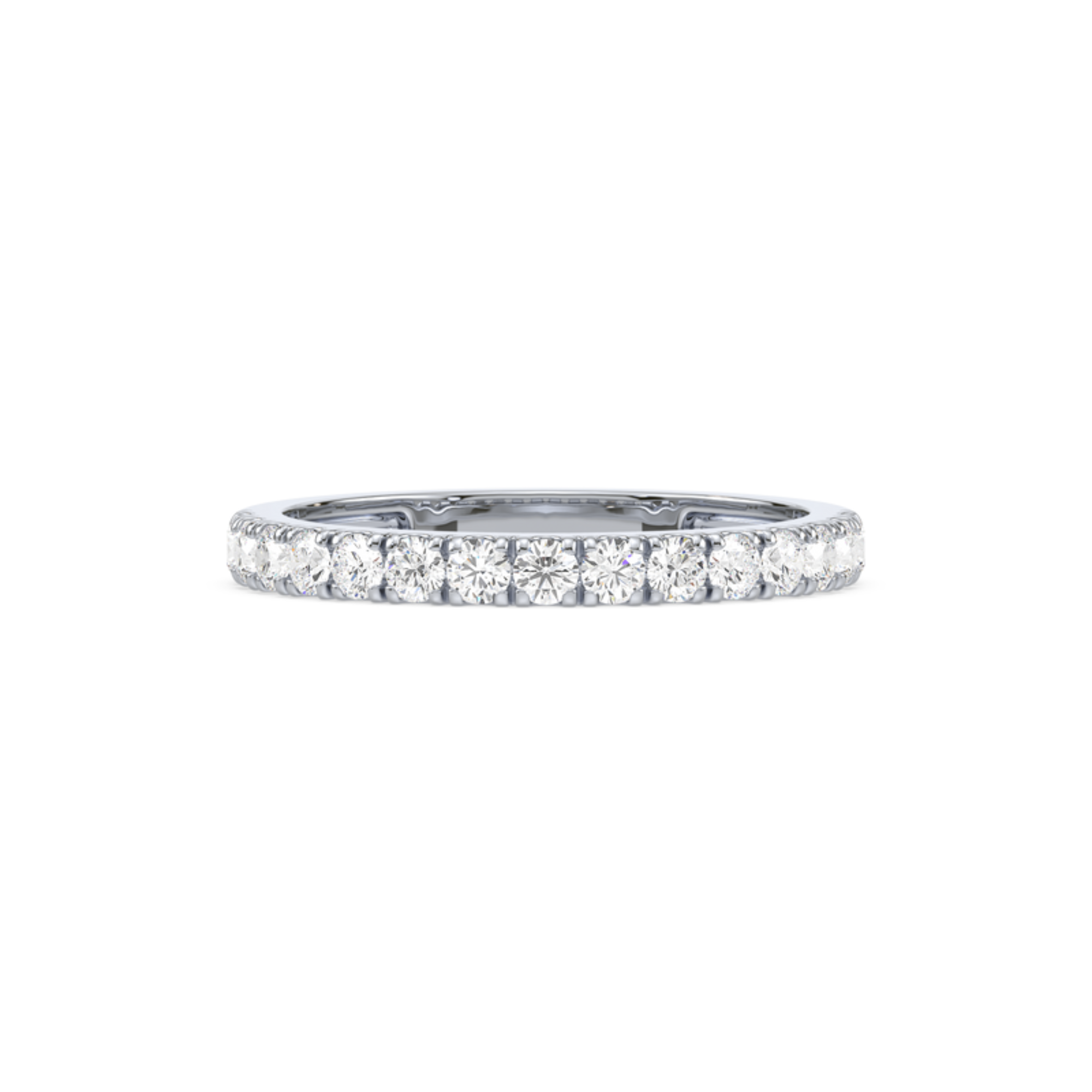 3/4 Carat Channel Set Half Eternity Lab-Grown Diamond Band