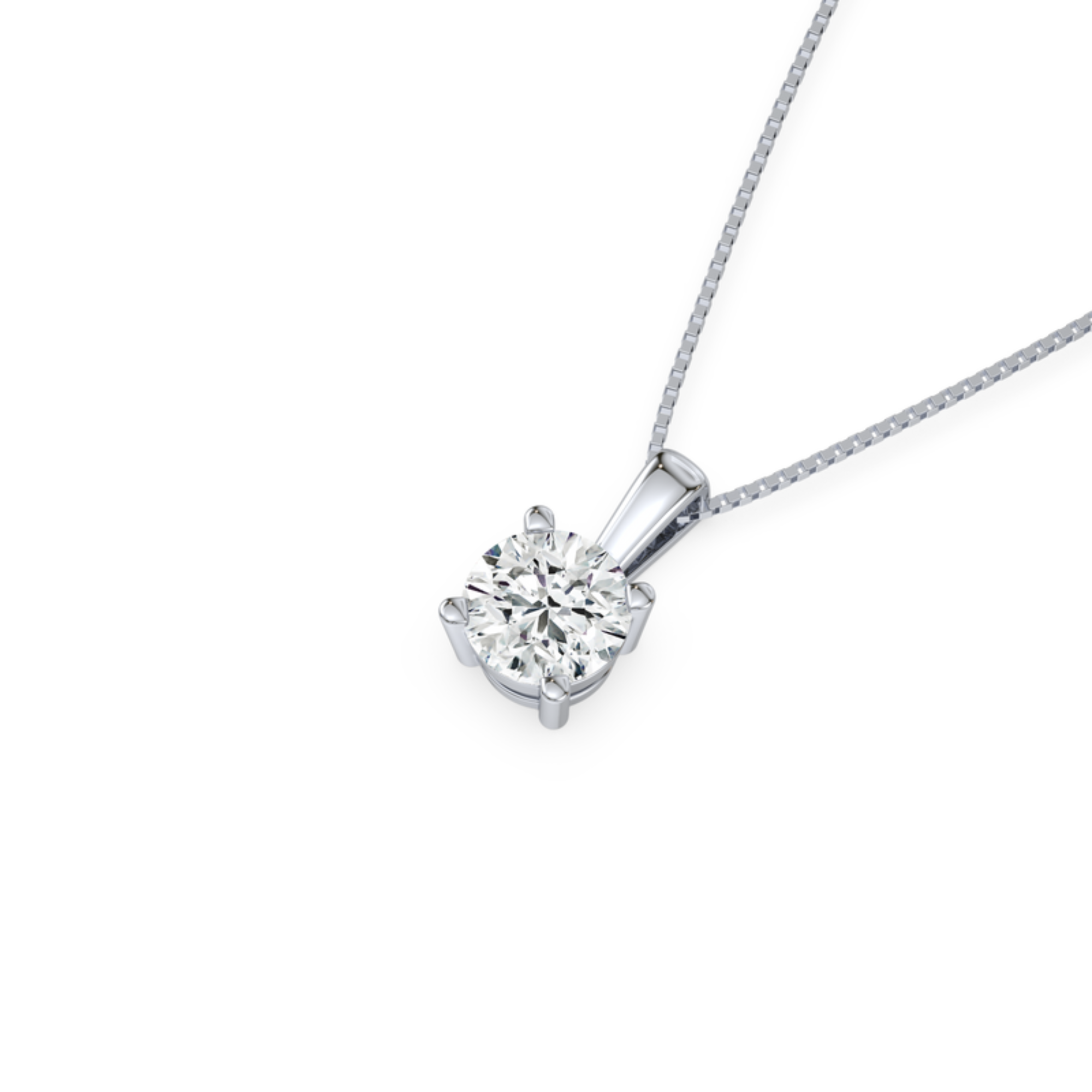 3/4 Carat Solitaire Lab-Grown Diamond Pendant