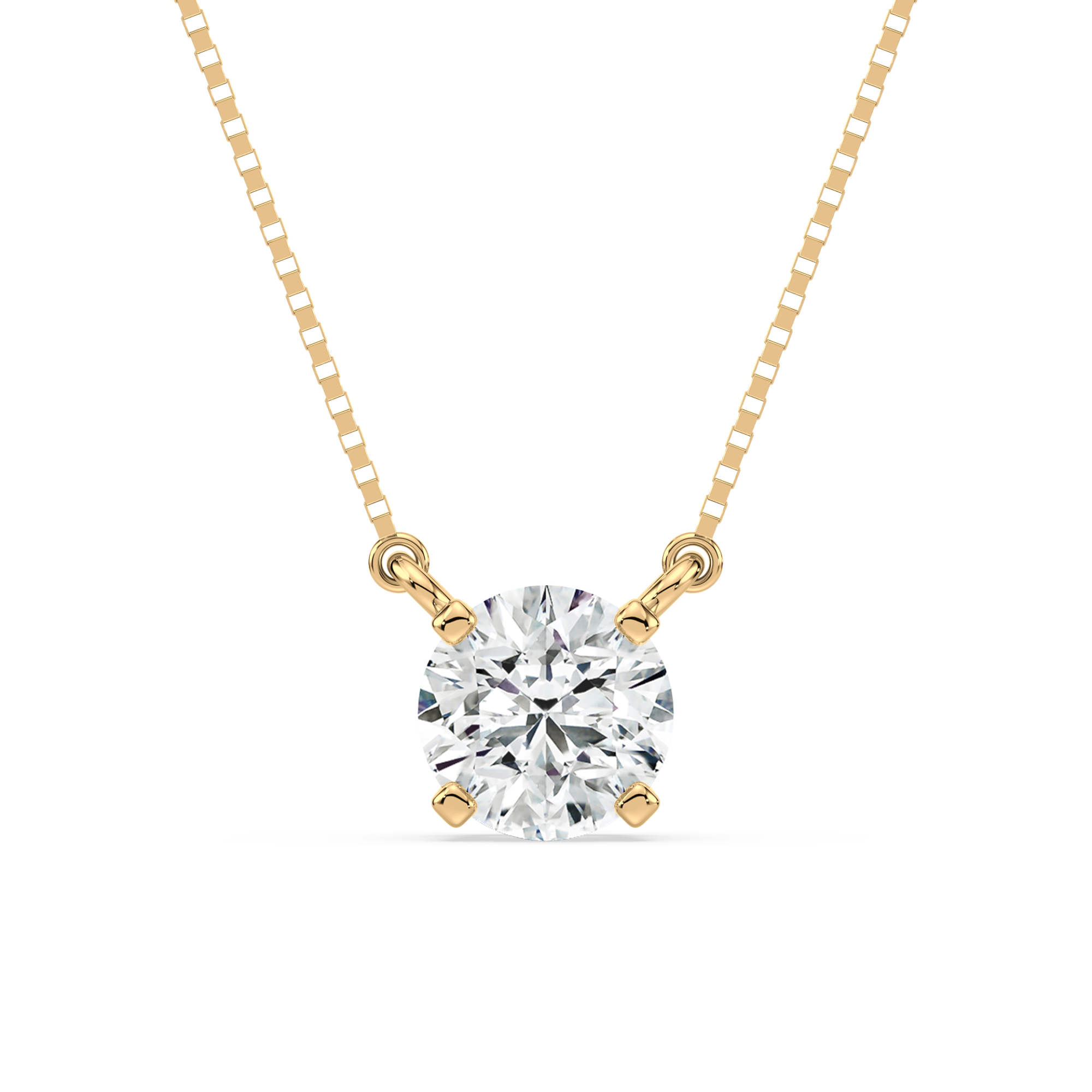 Solitaire Floating Lab-Grown Diamond Pendant