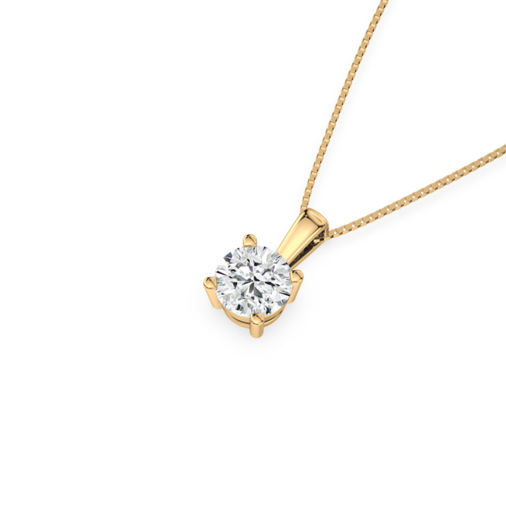 3/4 Carat Solitaire Lab-Grown Diamond Pendant