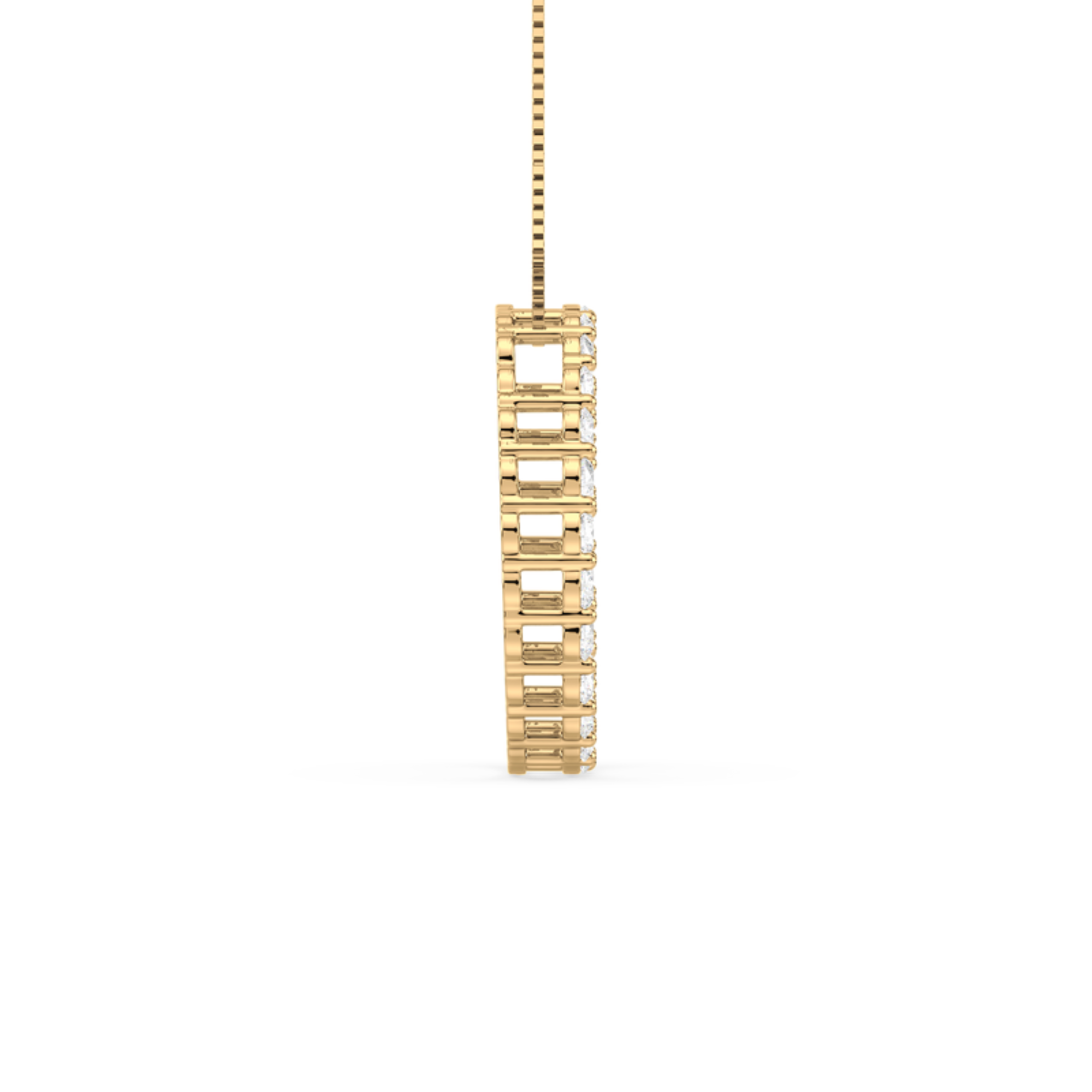 Lab-Grown Diamond Eternity Circle Pendant