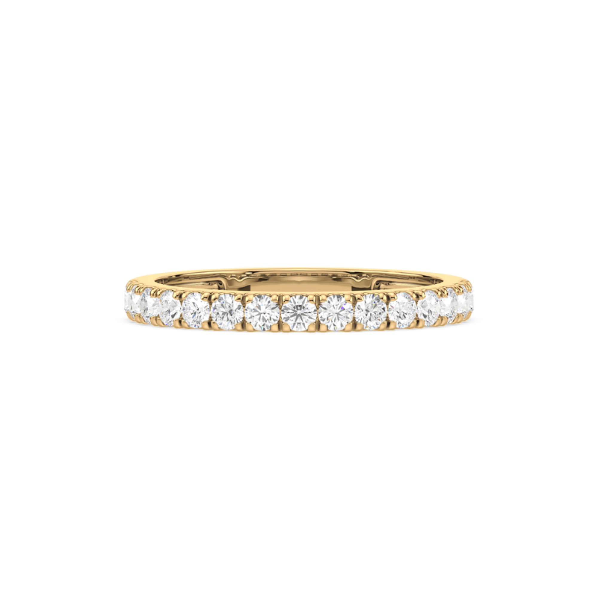 3/4 Carat Channel Set Half Eternity Lab-Grown Diamond Band