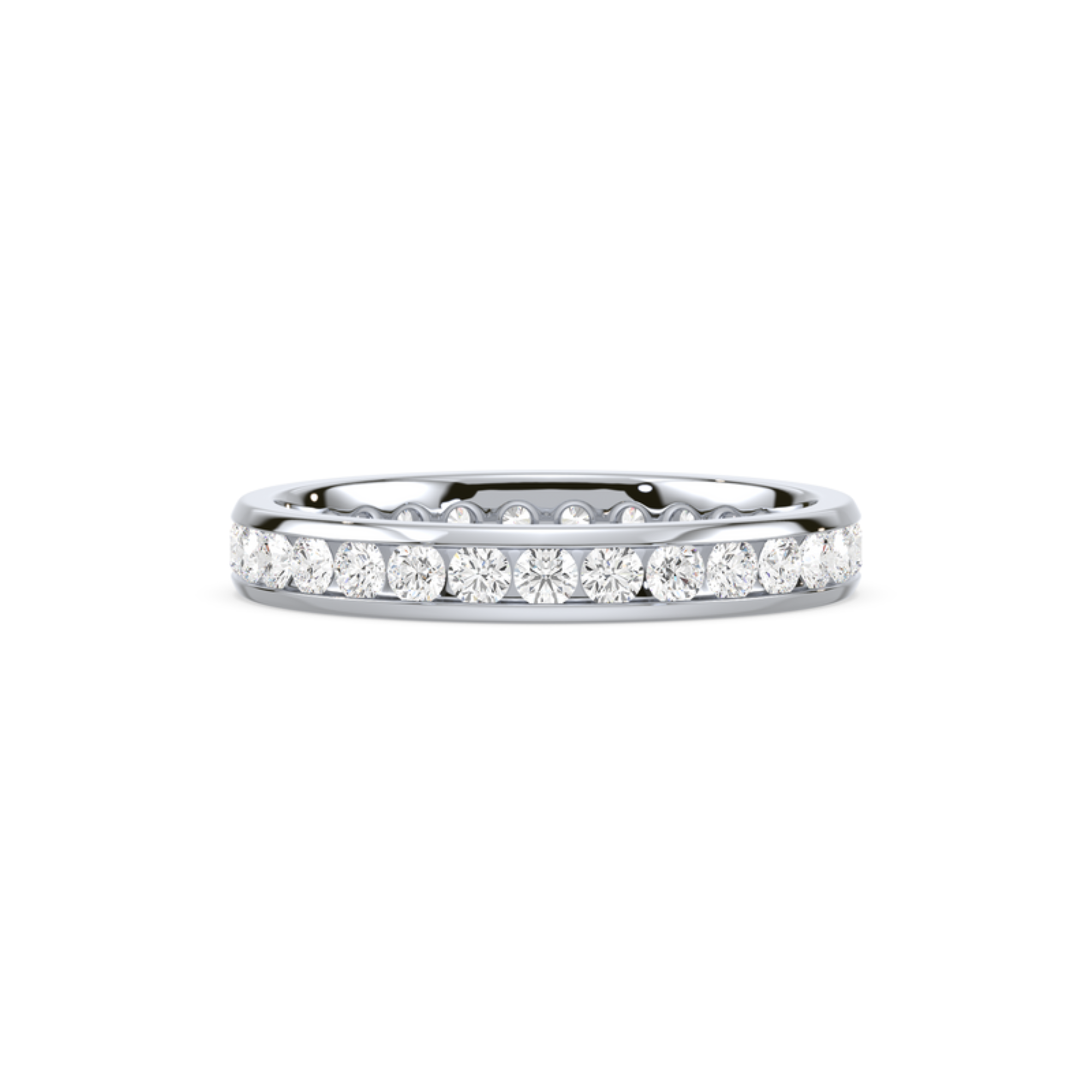 1 1/3 Carat Channel Set Eternity Lab-Grown Diamond Band