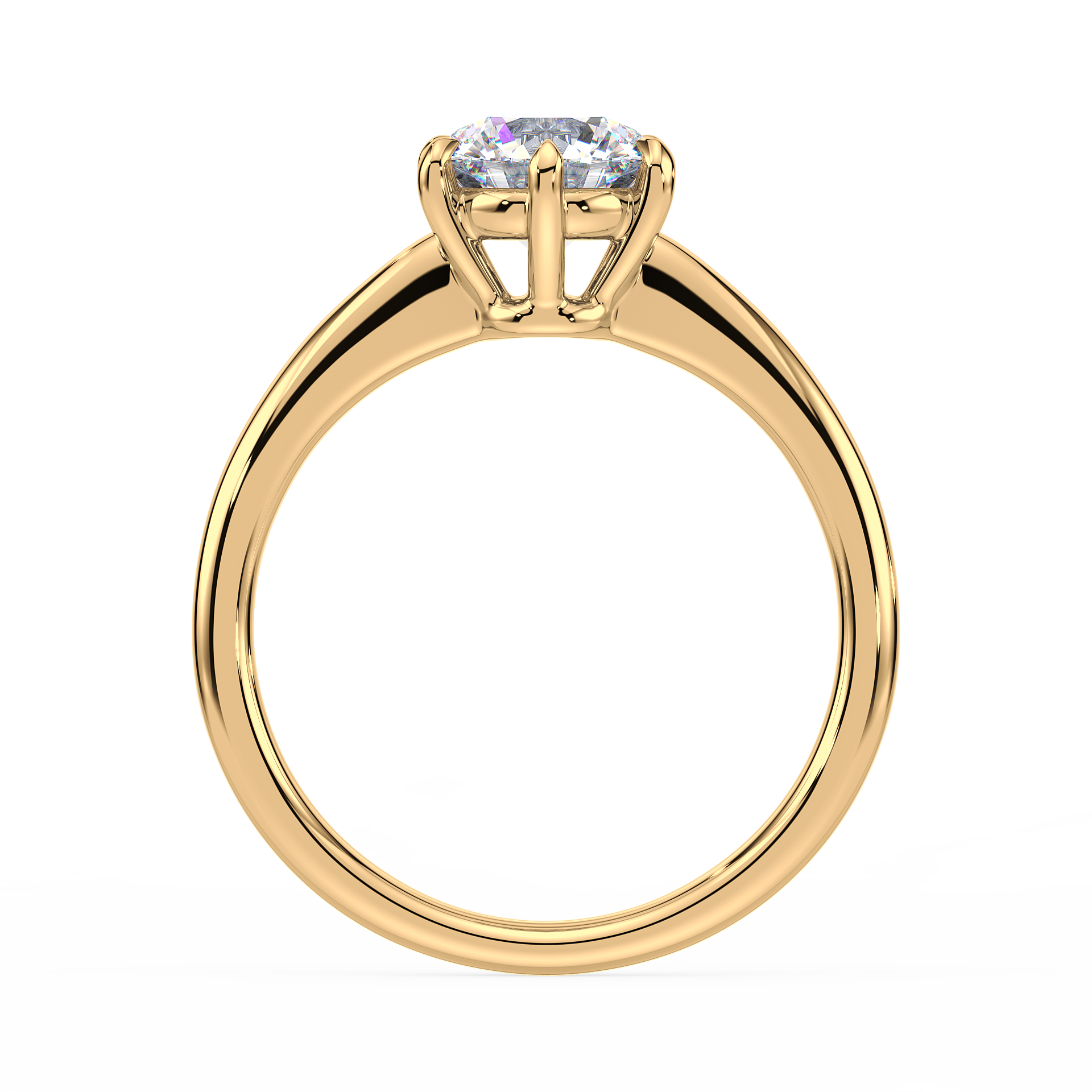 1 Carat Solitaire Lab-Grown Diamond Engagement Ring