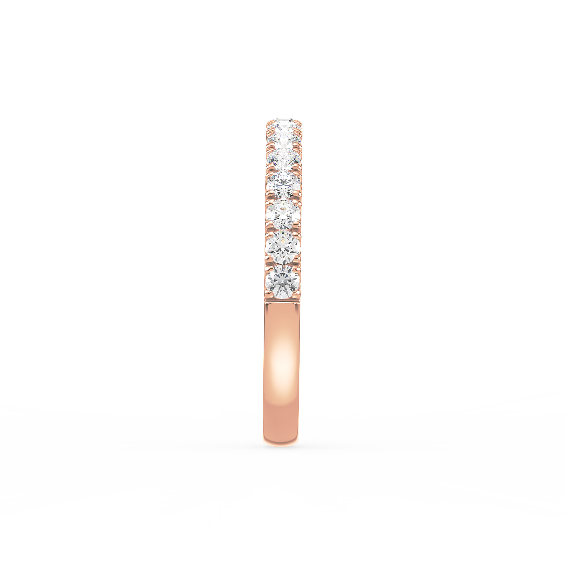 3/4 Carat Channel Set Half Eternity Lab-Grown Diamond Band