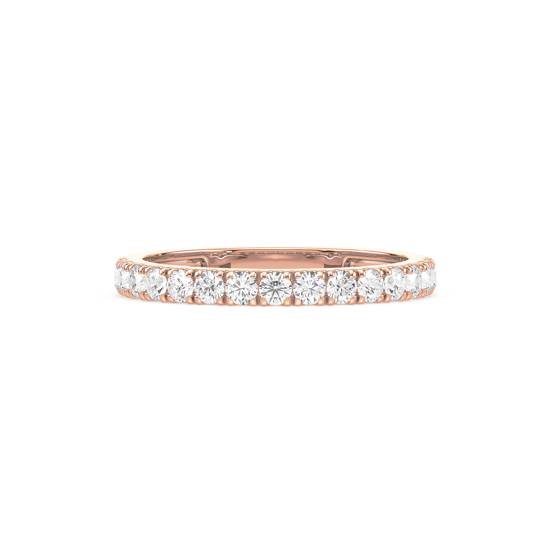 3/4 Carat Channel Set Half Eternity Lab-Grown Diamond Band