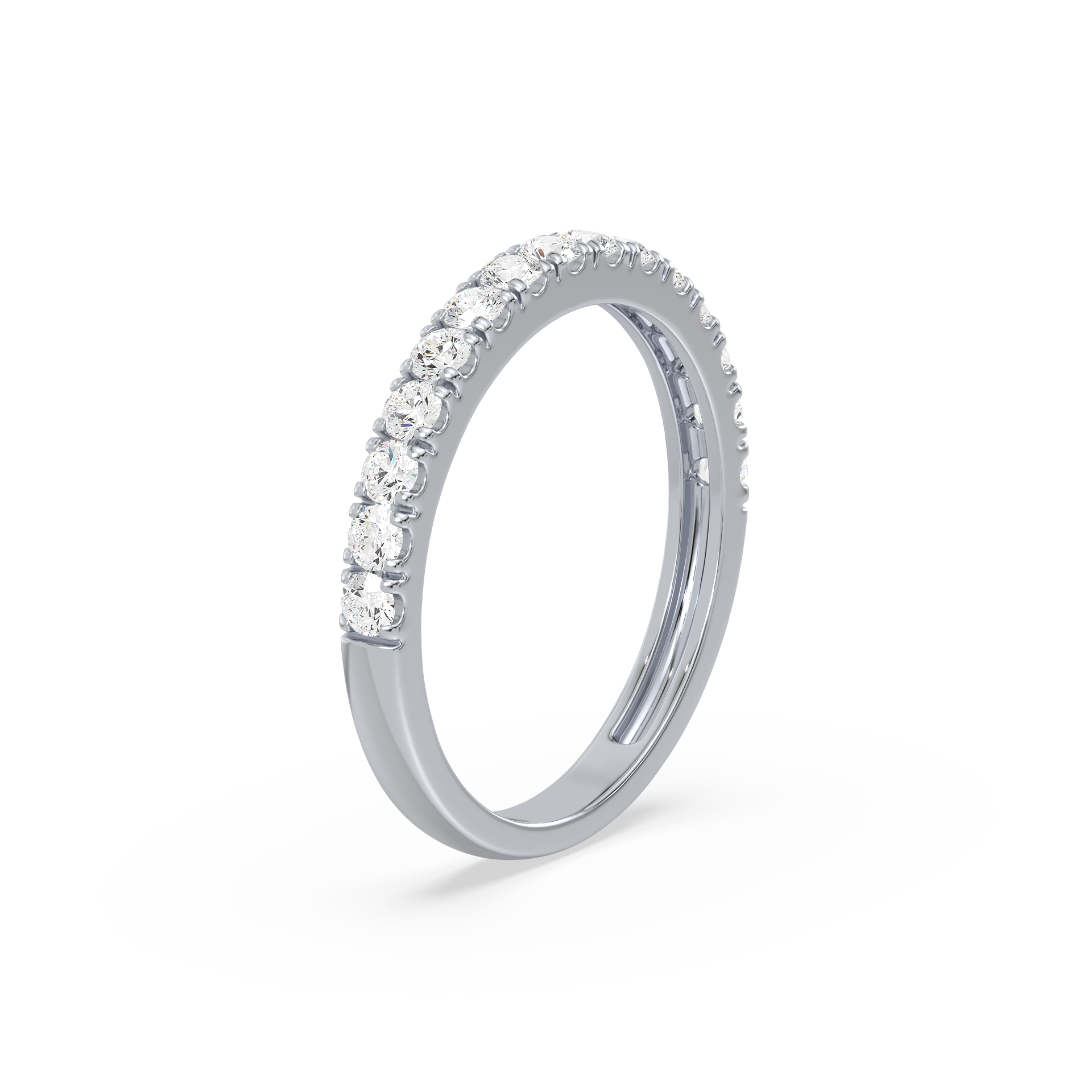3/4 Carat Channel Set Half Eternity Lab-Grown Diamond Band