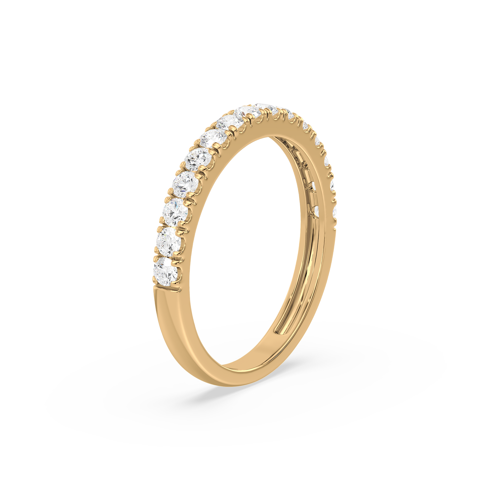 3/4 Carat Channel Set Half Eternity Lab-Grown Diamond Band