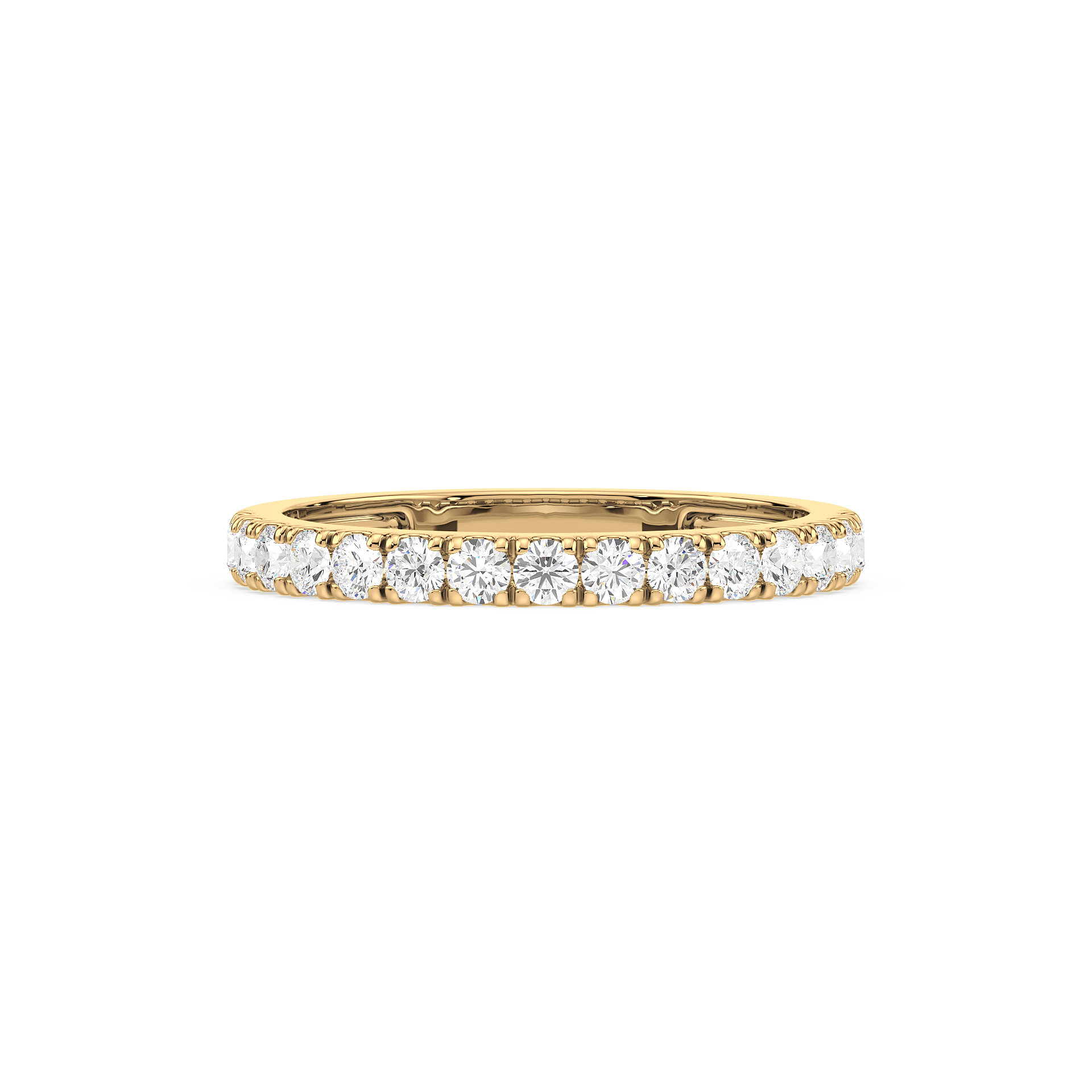 3/4 Carat Channel Set Half Eternity Lab-Grown Diamond Band